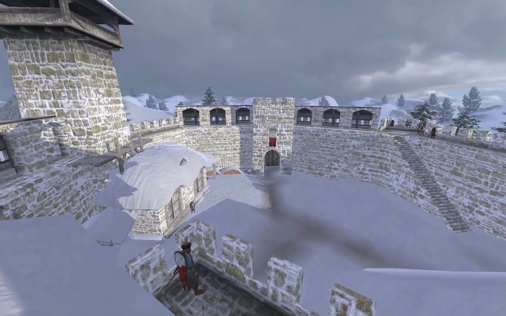 【骑马与砍杀】无人机航拍城堡系列4.8 - 维吉亚王国yruma castle