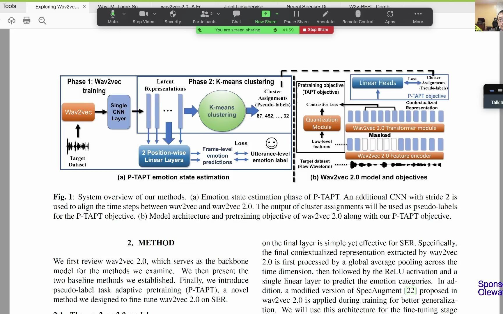 语音文本技术论文阅读 Exploring Wav2vec 2.0 finetuning for improved speech emotion recogni哔哩哔哩bilibili