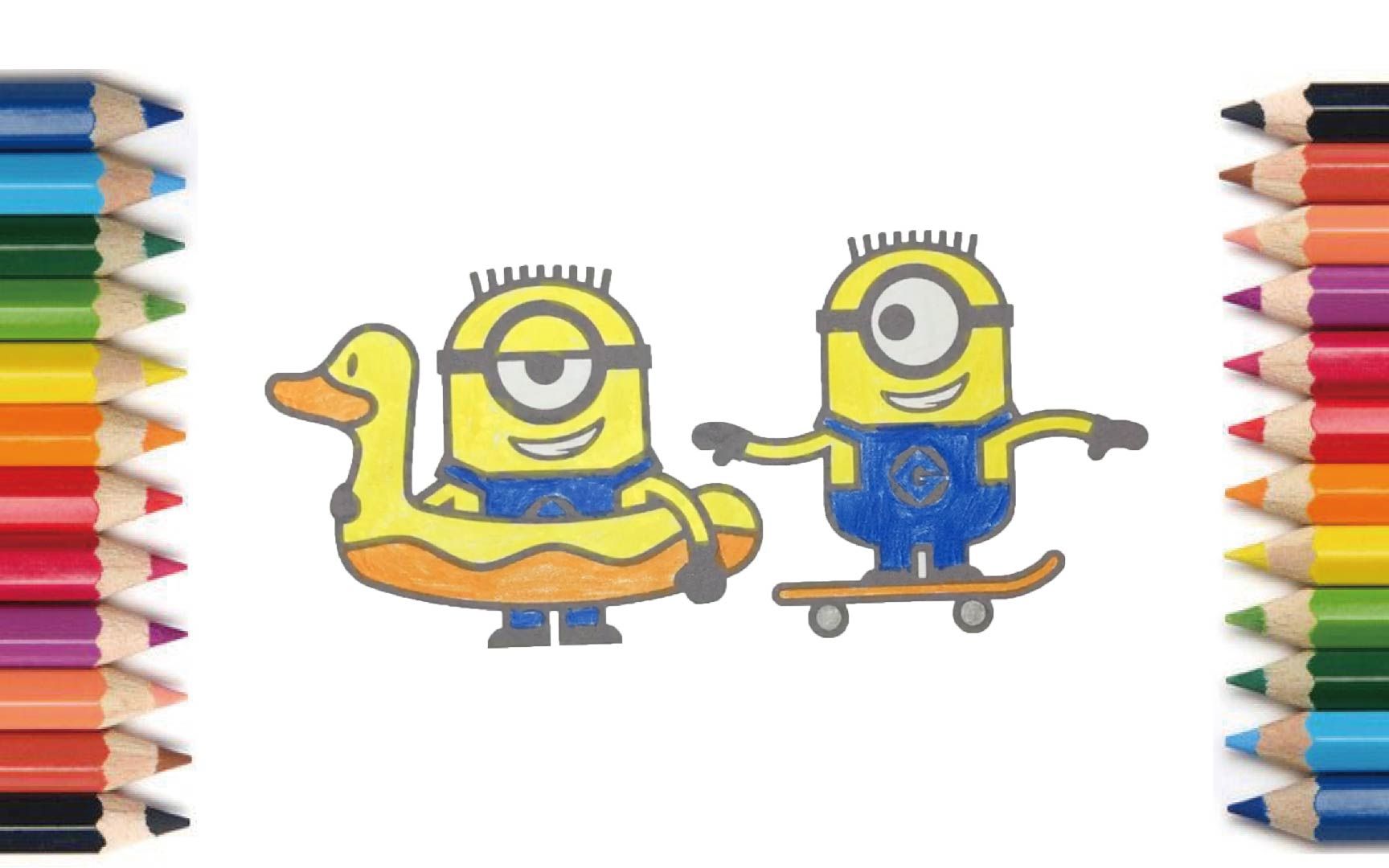 【Coloring】Minions【涂り絵】ミニオンズ 【涂色】小黄人 小小兵 #Coloring 306哔哩哔哩bilibili