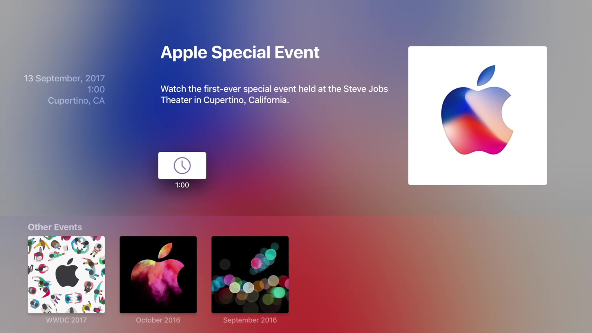 苹果2017秋季发布会完整版英文字幕1080p