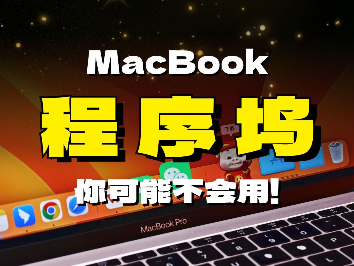 入门指南❗️MacBook程序坞原来还能这么玩!哔哩哔哩bilibili