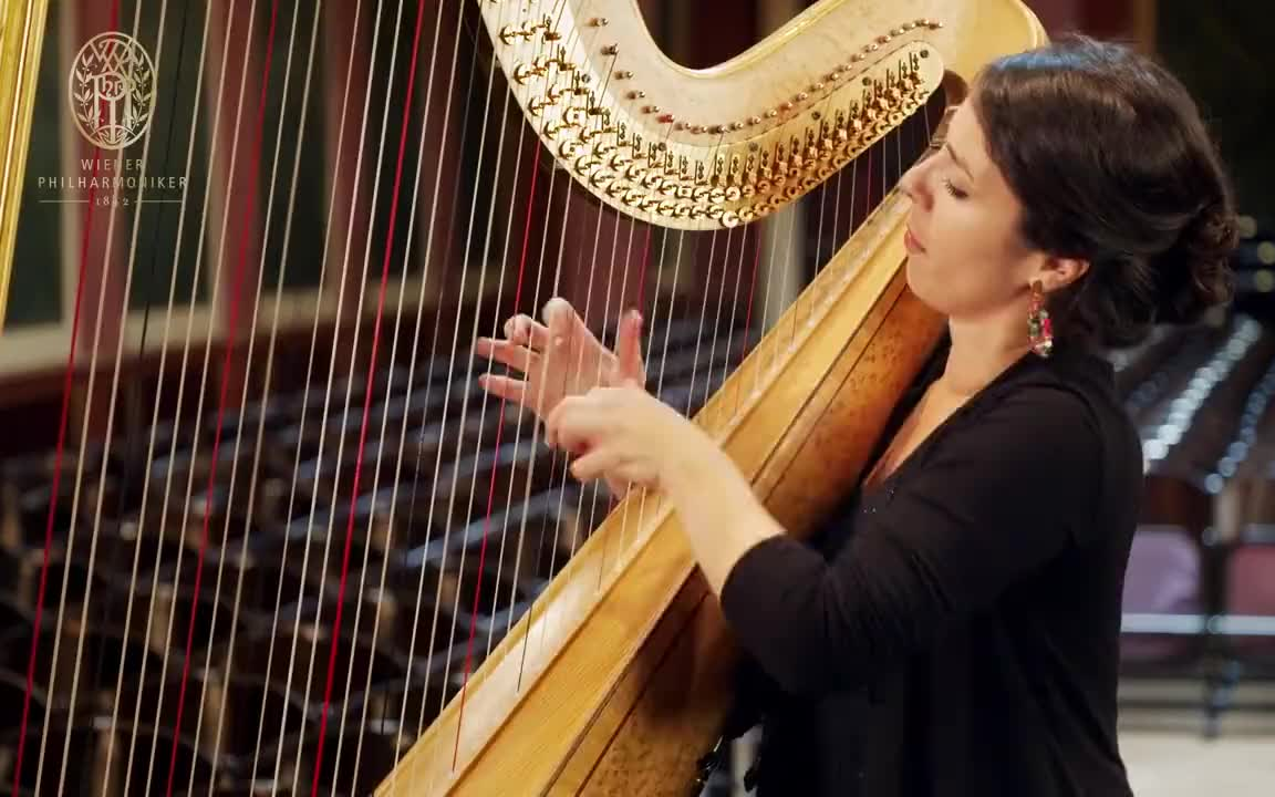 维也纳爱乐乐团竖琴首席安妮莱纳特斯演奏斯美塔那我的祖国