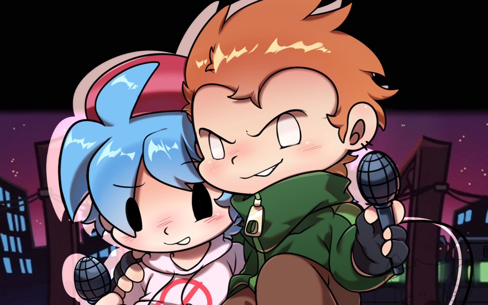 【fnf/picoxbf】fnf的画风居然这么难仿?