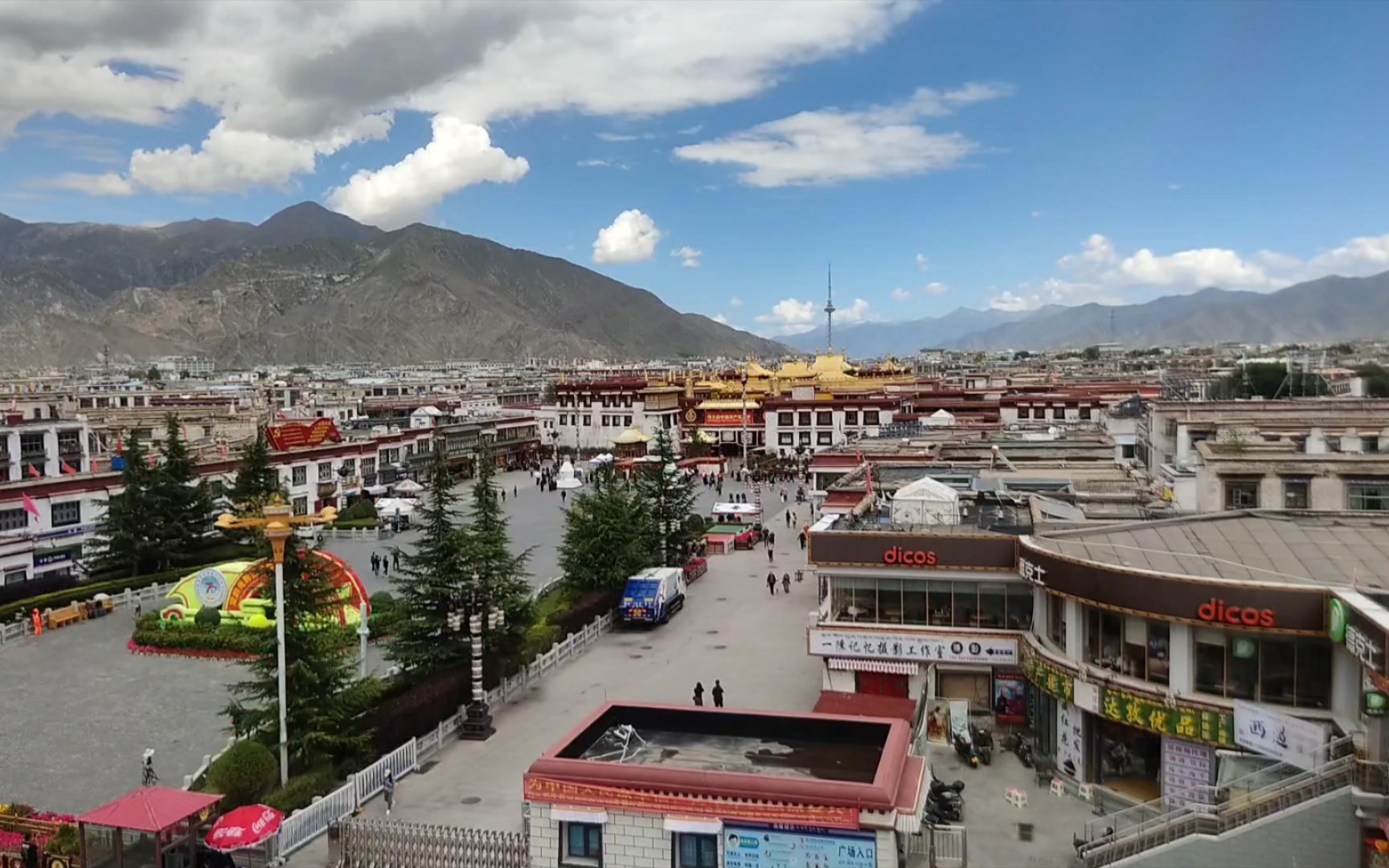 找到了一处俯瞰八廓街的绝佳阳台_哔哩哔哩_bilibili