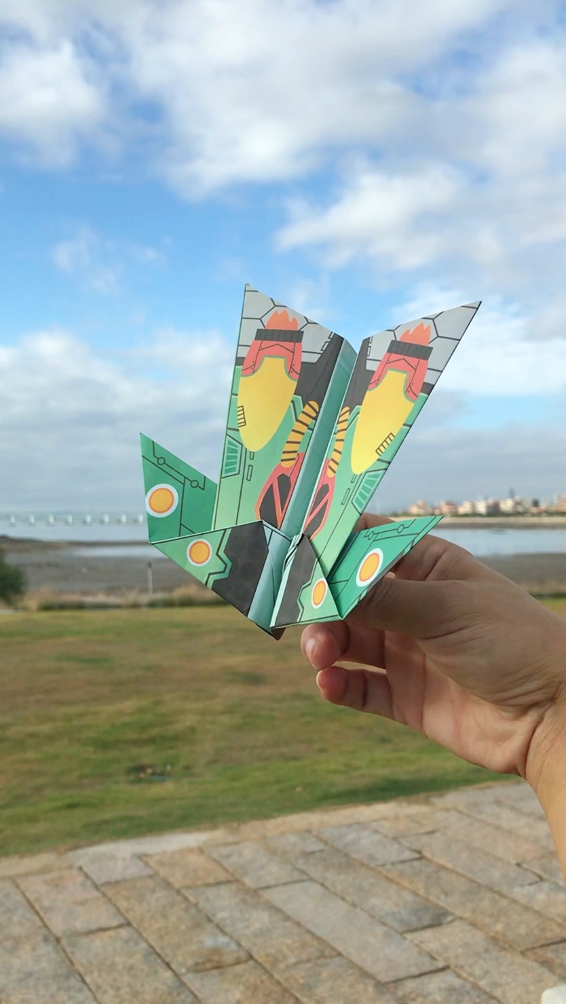 旋风号纸飞机,造型奇特,飞行效果稳定