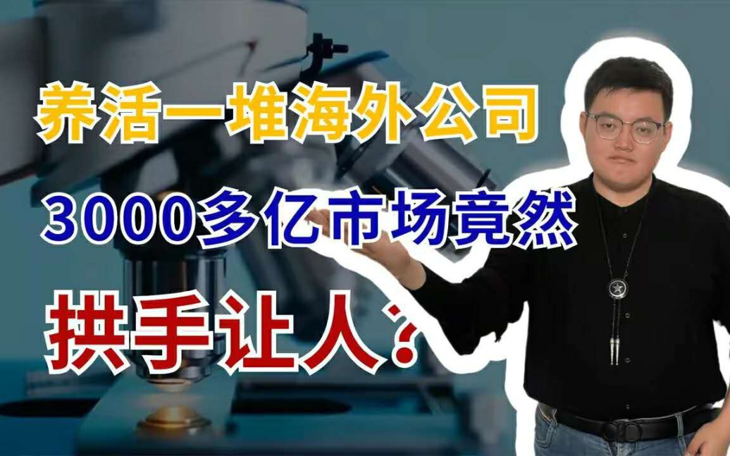 比芯片更可悲的行业,3361亿资金拱手于人,养活一大堆海外公司!哔哩哔哩bilibili