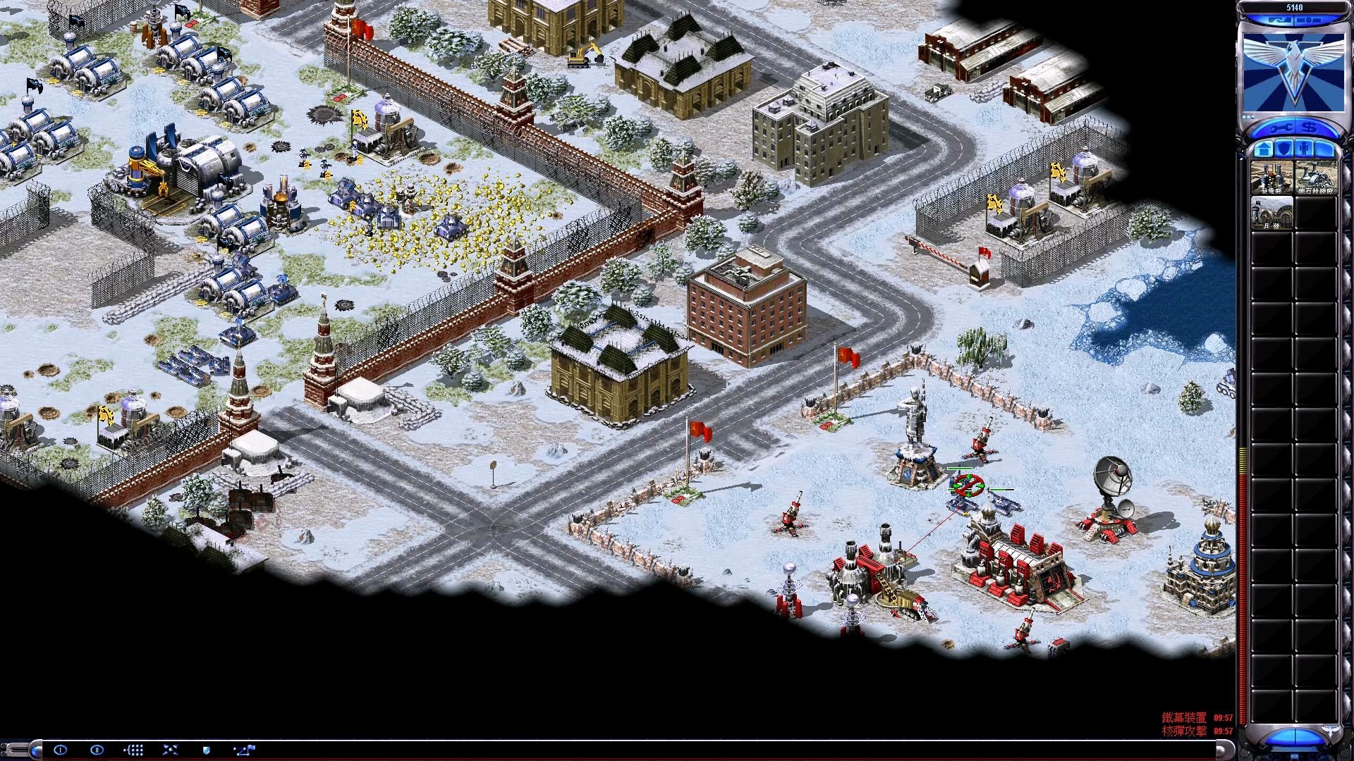 红警2盟军任务最后一关快速通过