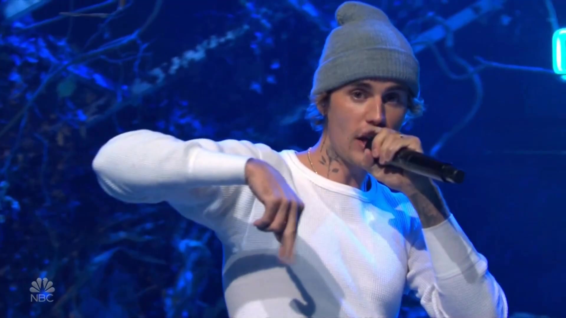 holy - justin bieber / snl 2020.10.