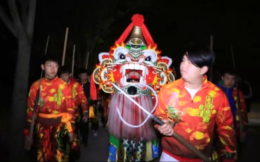 [图]汕尾市东涌龙溪乡鸿义馆麒麟献瑞贺新禧