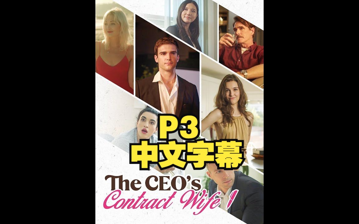 【搬运】P3国外霸总短剧中字The CEO's Contract Wife总裁的契约妻子哔哩哔哩bilibili