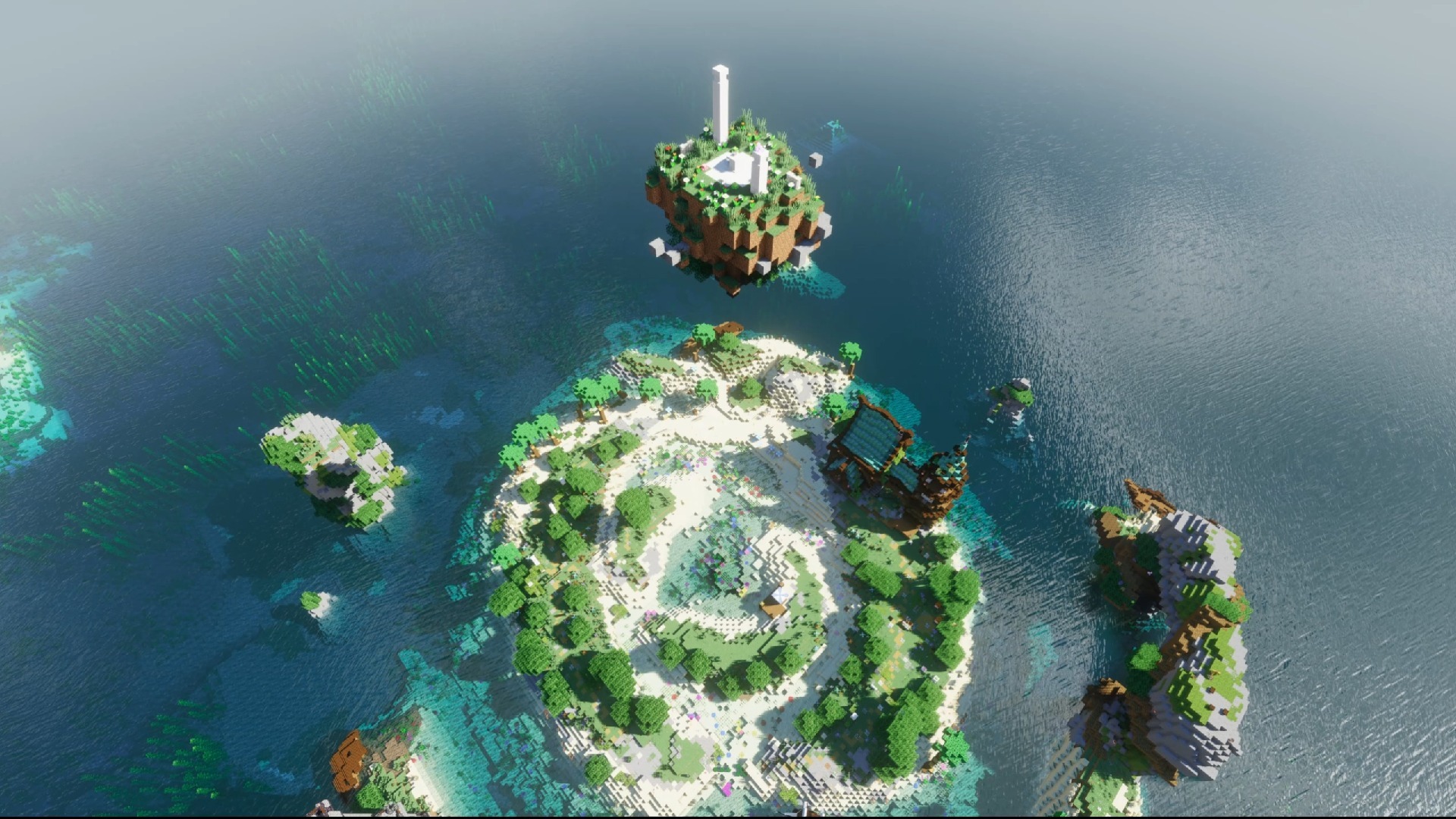 【wallpaper engine壁纸自制】minecraft:真·金苹果群岛