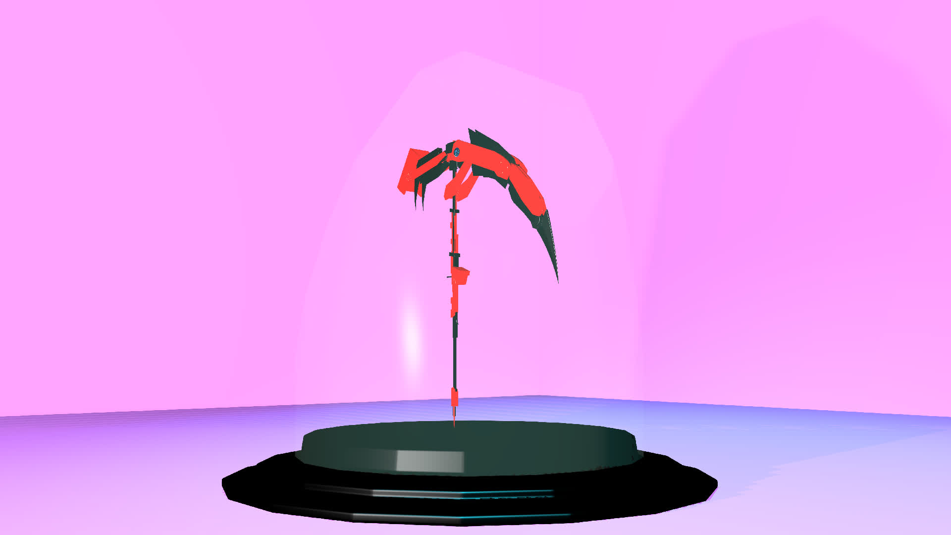 《rwby》rubyrose武器新月玫瑰 建模爆肝一星期成品动画展示_哔哩哔哩