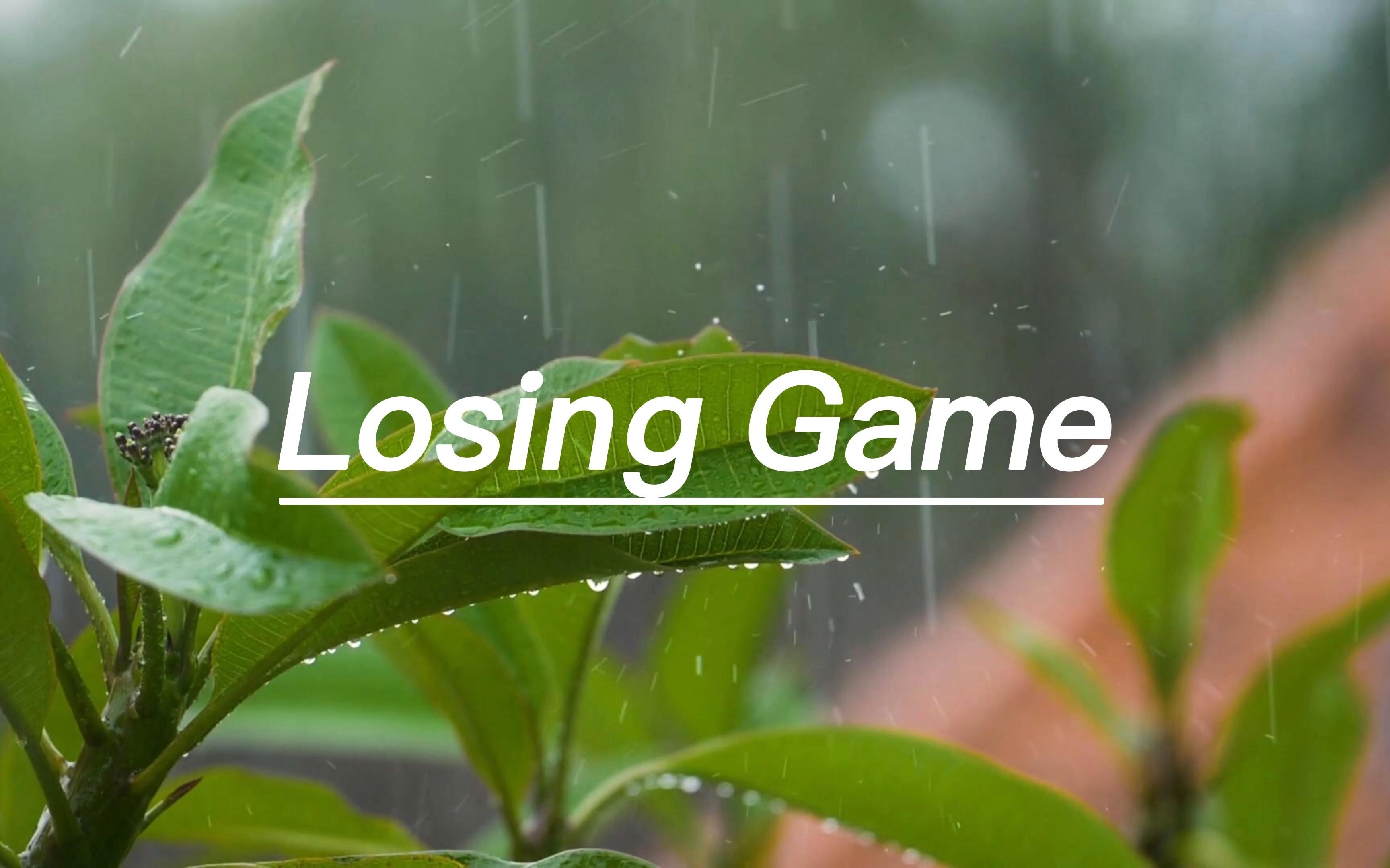 [图]英文歌推荐《Losing Game》,“我们没有在一起，只是聊了很多天”---好听的英文歌曲合集