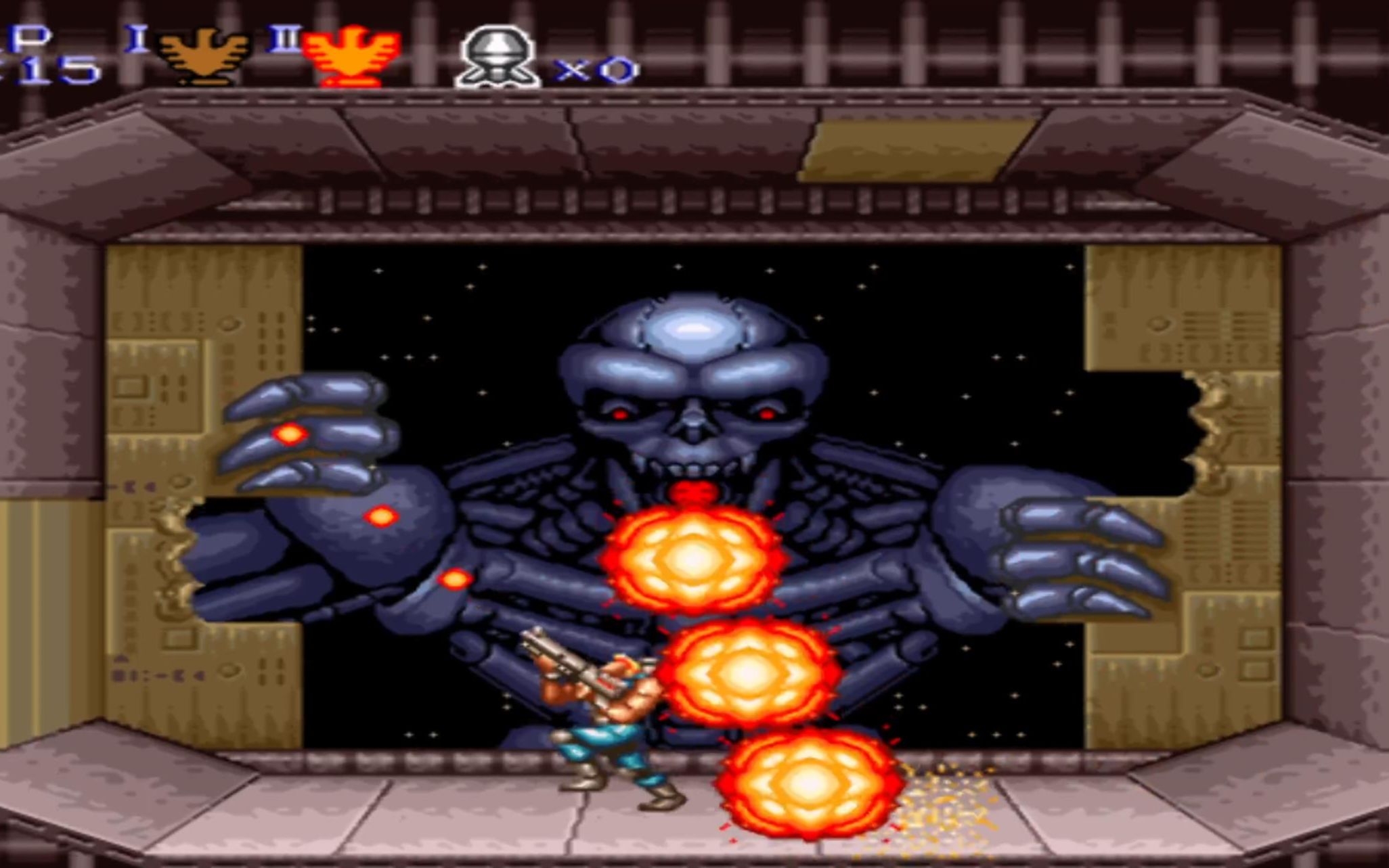 sfc超级魂斗罗3代街机通关太难了