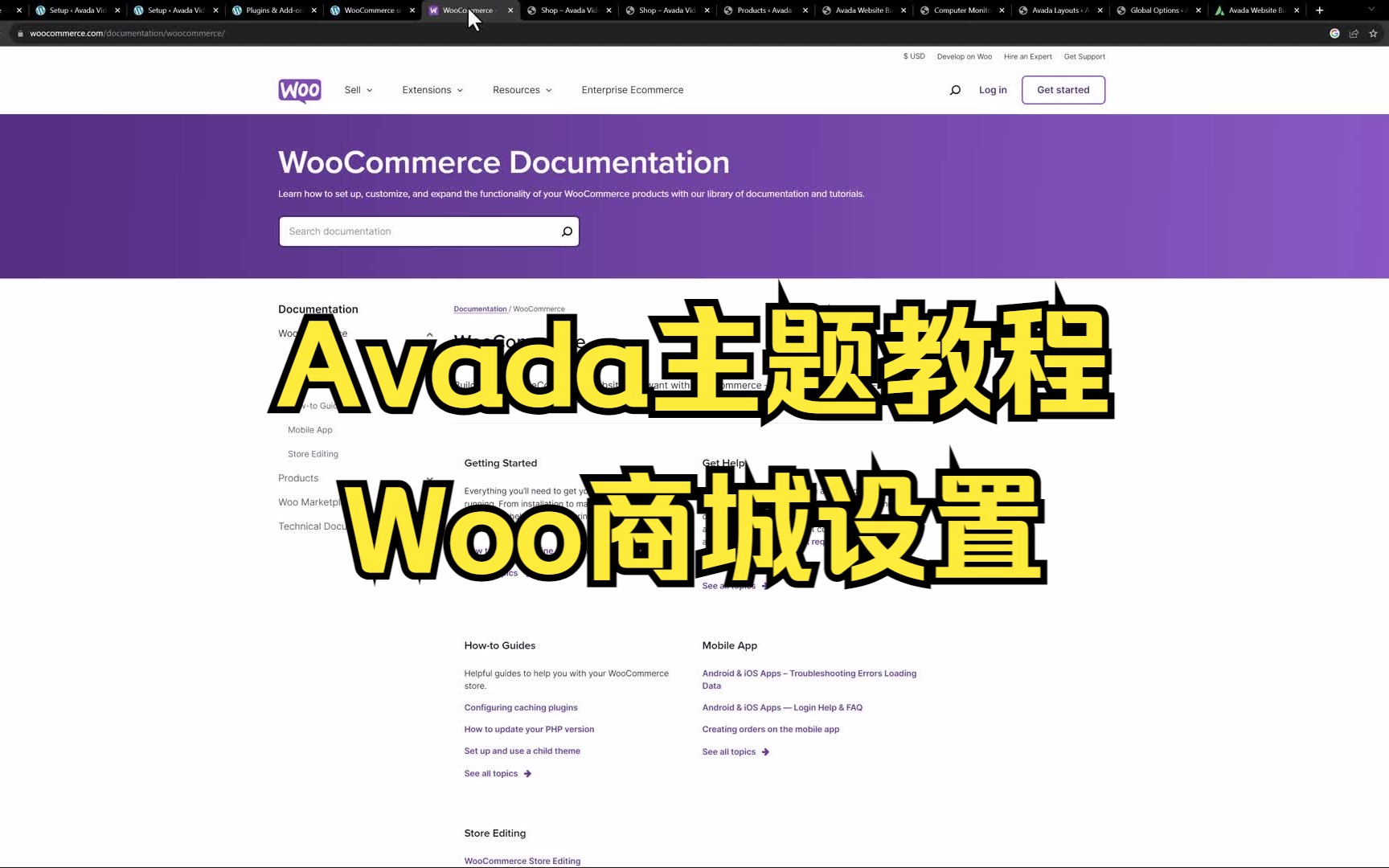 玩转Avada主题Woocommerce商店哔哩哔哩bilibili