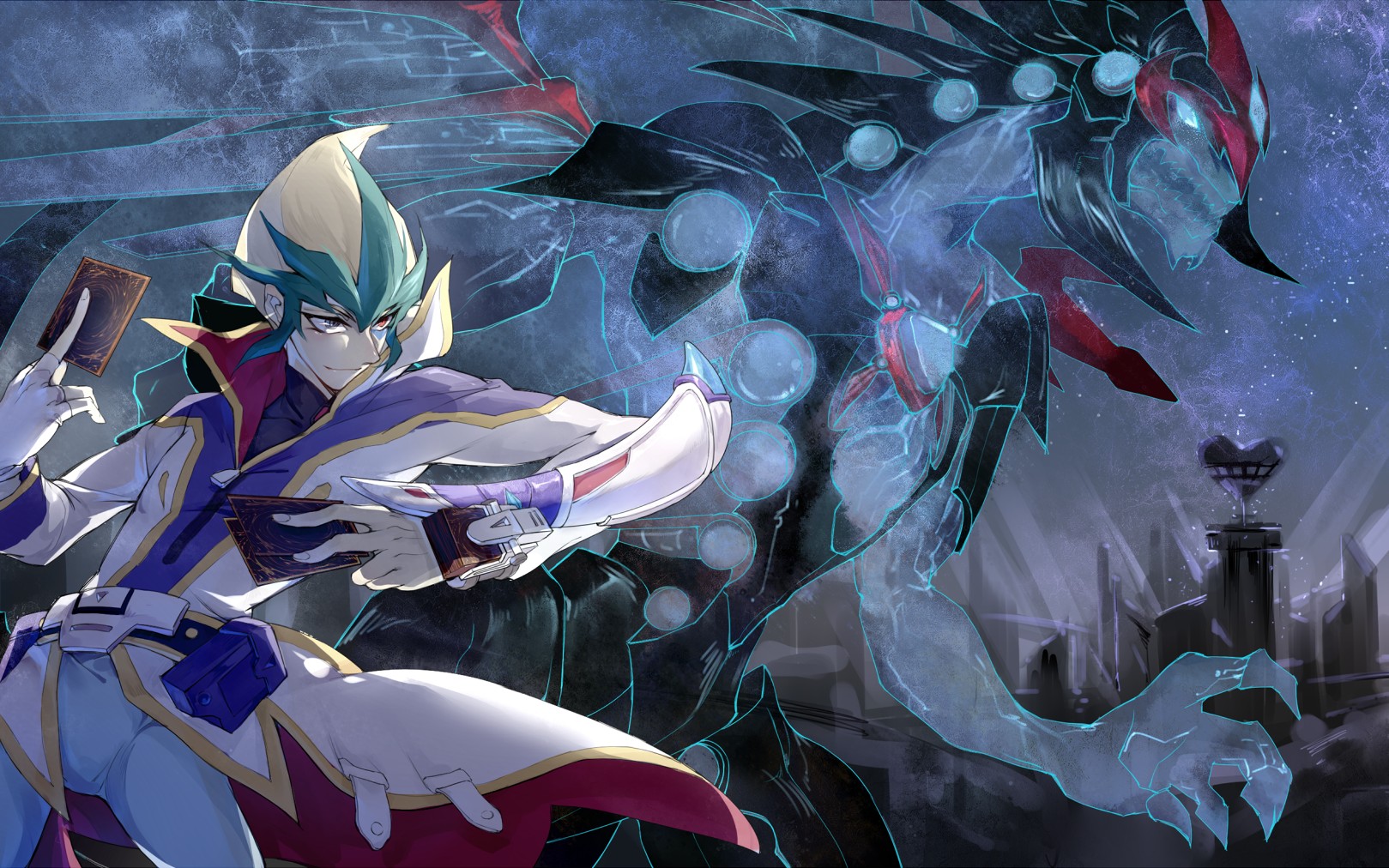 【ygopro2】银河眼vs教导  魔导师超银河救场