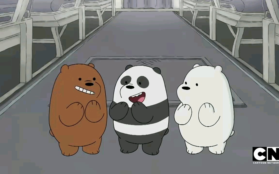 黑熊白熊动画片图片