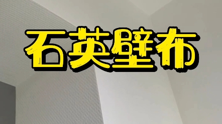 石英壁布,永不翘边不起皮不开裂,和墙体同寿命,卫生间可以用的壁布哔哩哔哩bilibili