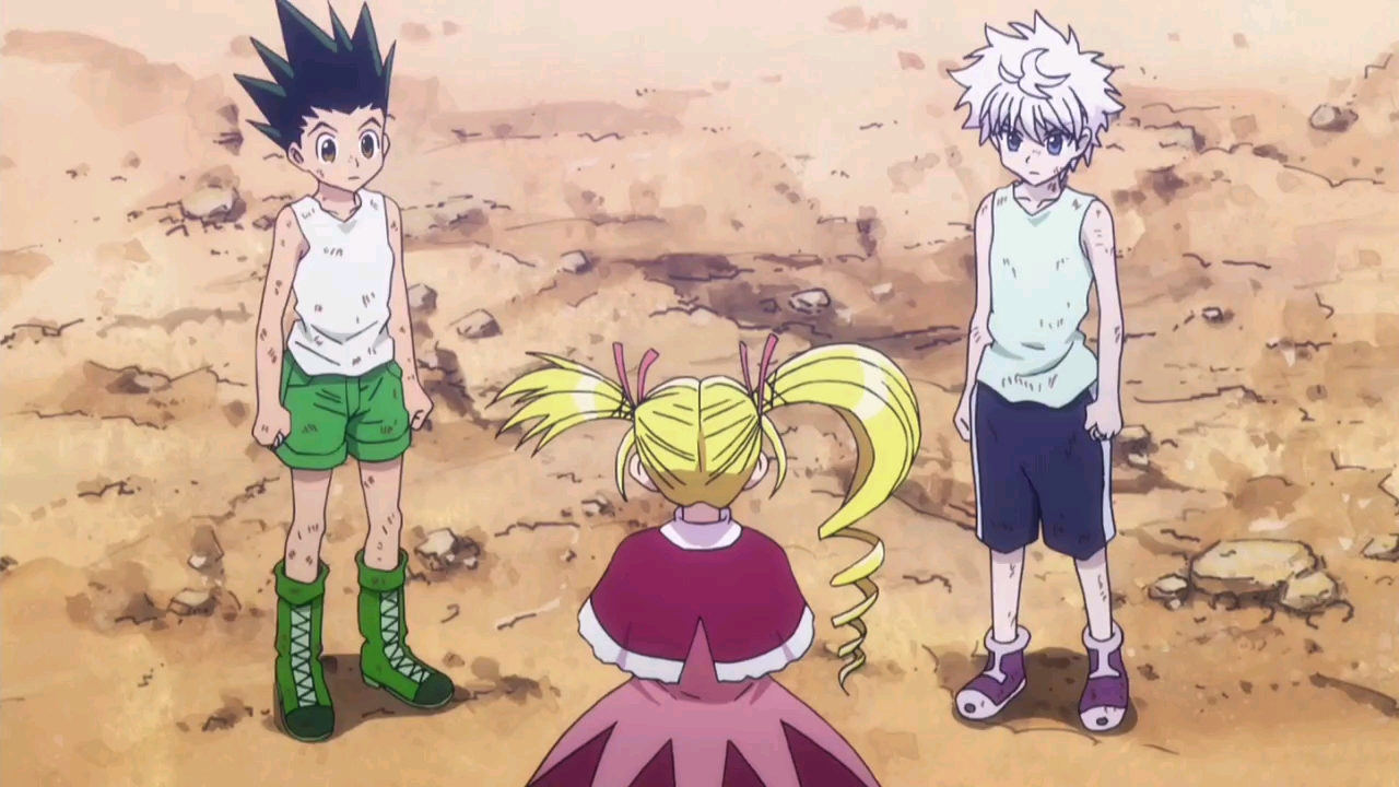 《全职猎人》第138集:比斯吉教导奇犽和小杰,他们进入到最终训练_哔哩