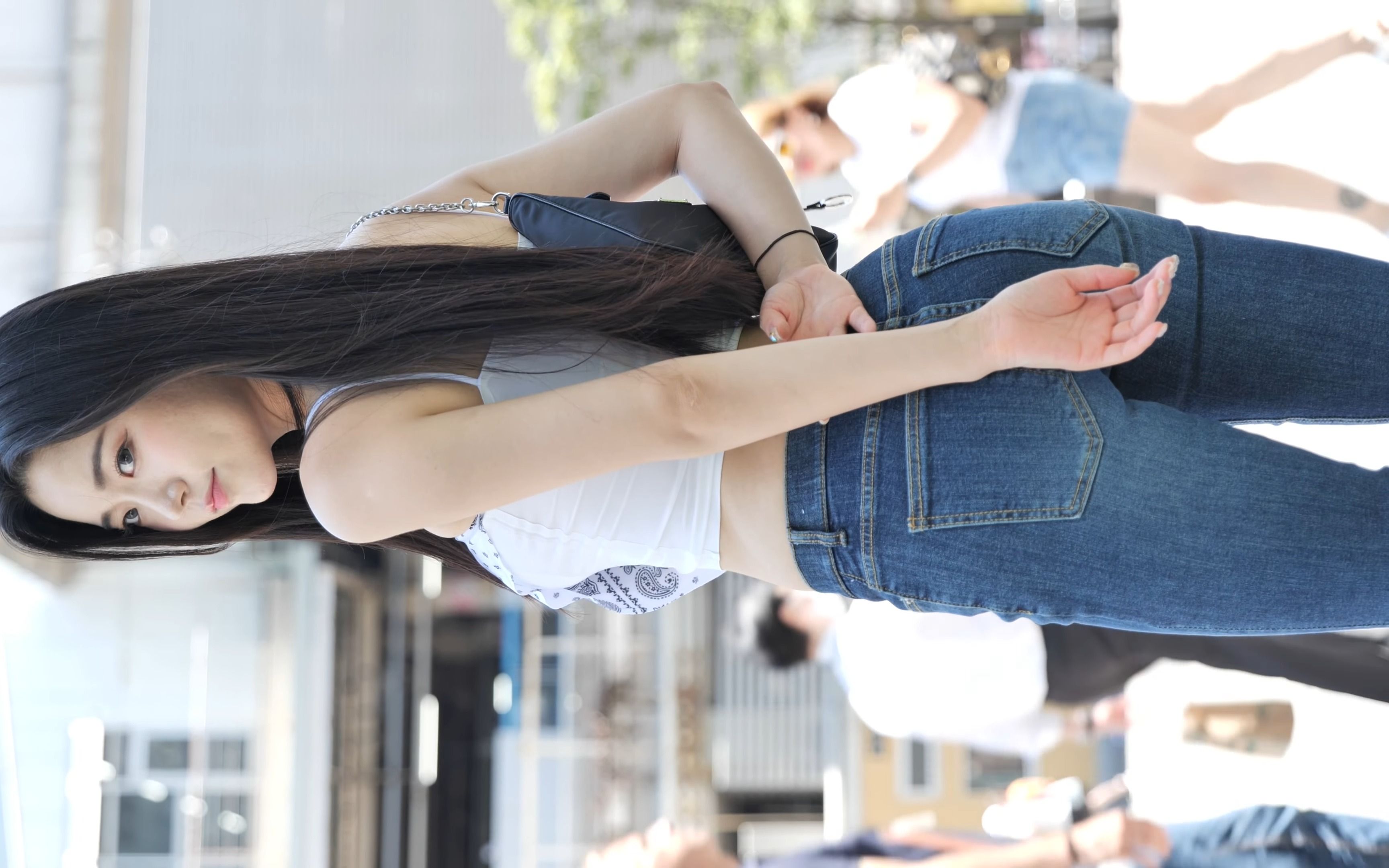 【hong jieun】韩国模特小姐姐牛仔裤4k写真 model hong jieun