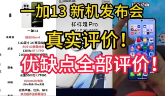 Video herunterladen: 一加13配置1分钟看懂！首发价格还要暴涨500元？配置干翻友商家，真实评价！小米15和IQOO13如何应对？