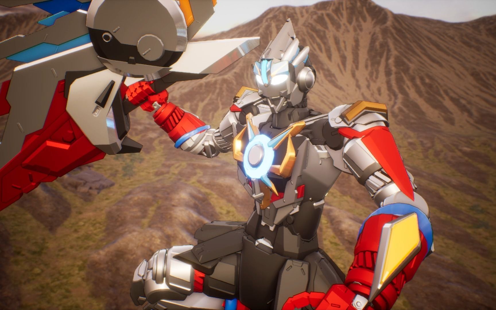 【massbuilder】照亮黑暗,打击邪恶:欧布奥特曼三重羁绊形态