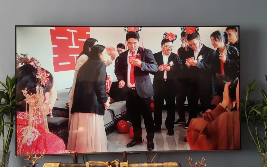 结婚录像出来啦