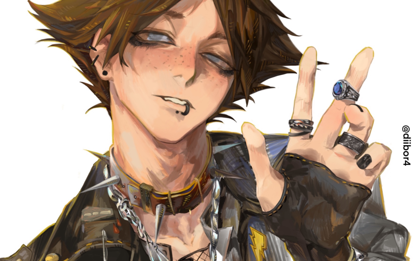 【procreate|排球少年】角名伦太郎