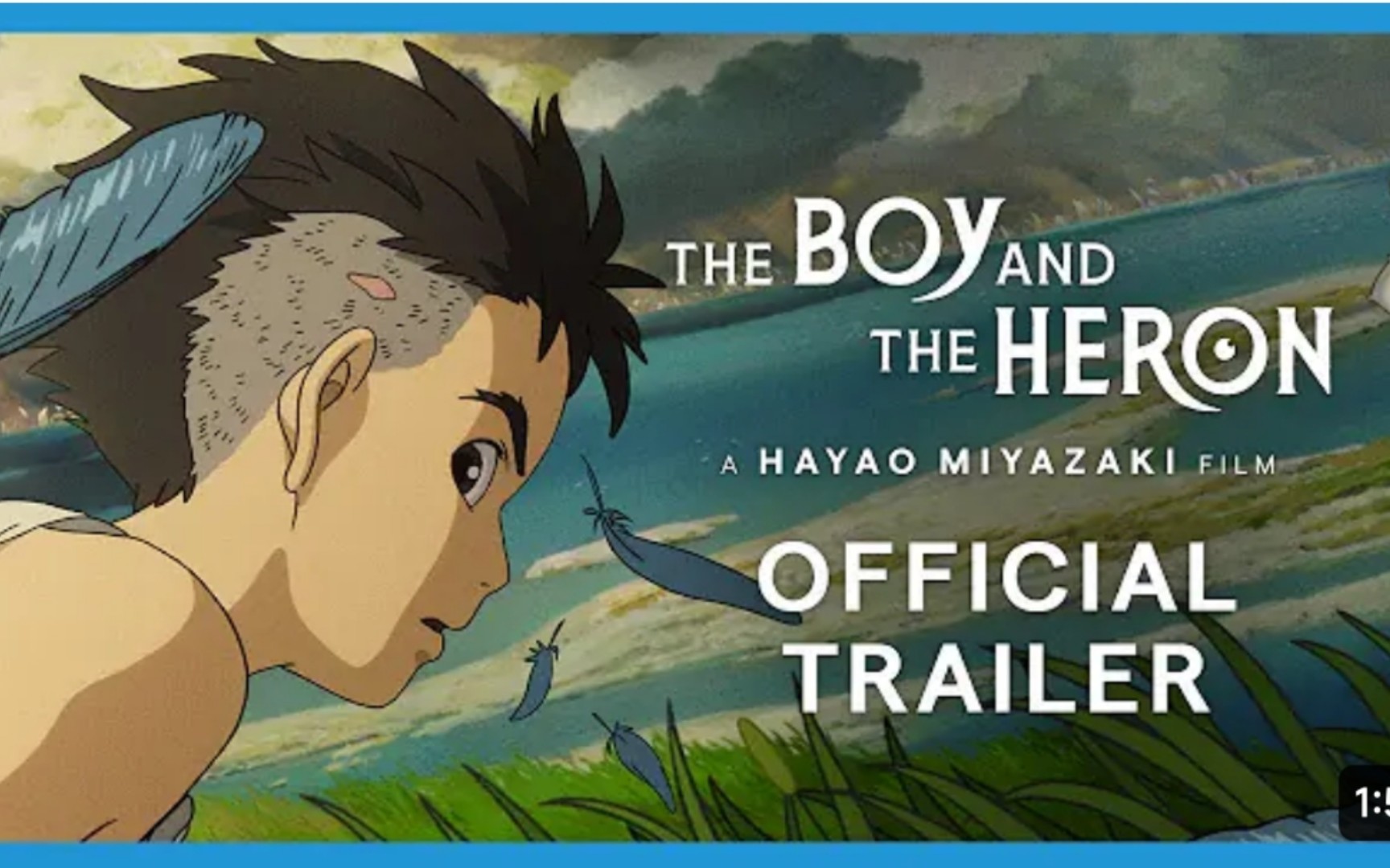苍鹭与少年 美版预告 2023年12月 全新片段 宫崎骏 久石让 米律玄师