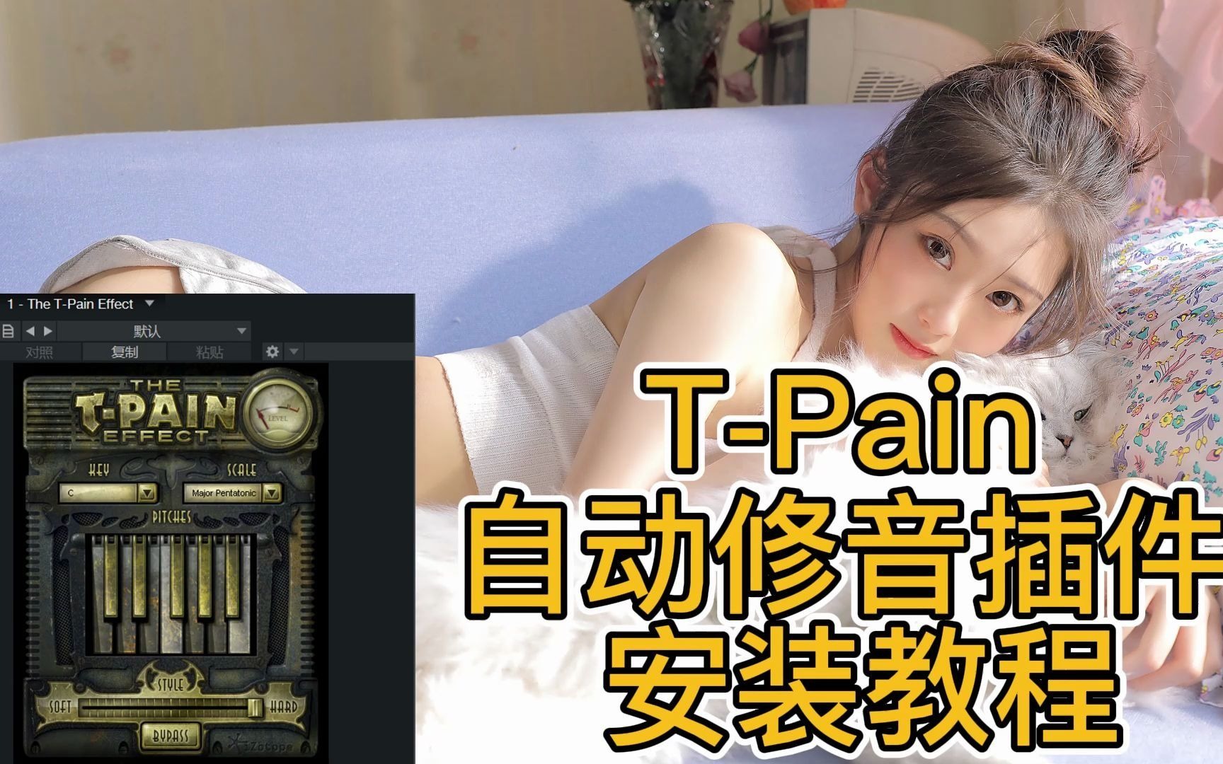 [图]【混音插件】T-Pain 自动修音插件 安装教程 比 Auto-Tune还要电！