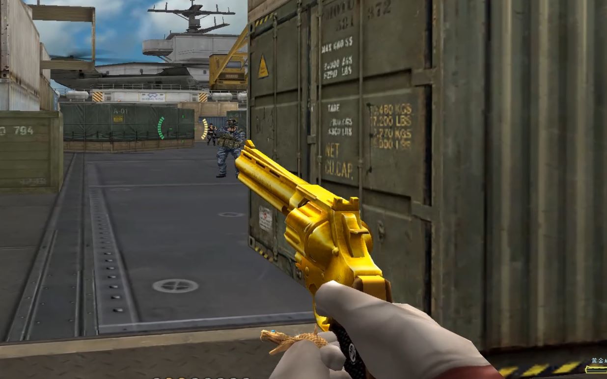 黄金左轮最好看 合金左轮连射爽