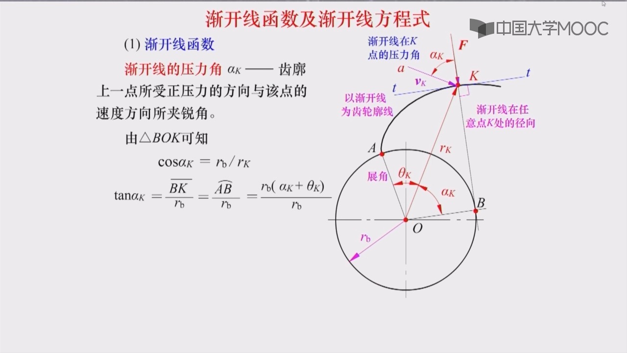 渐开线蜗杆齿形怎么画图片