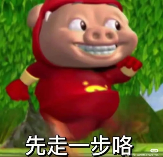 分享一下,我存的死猪表情包