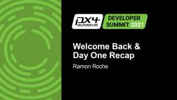 Welcome Back  Day One Recap  Ramon Roche哔哩哔哩bilibili