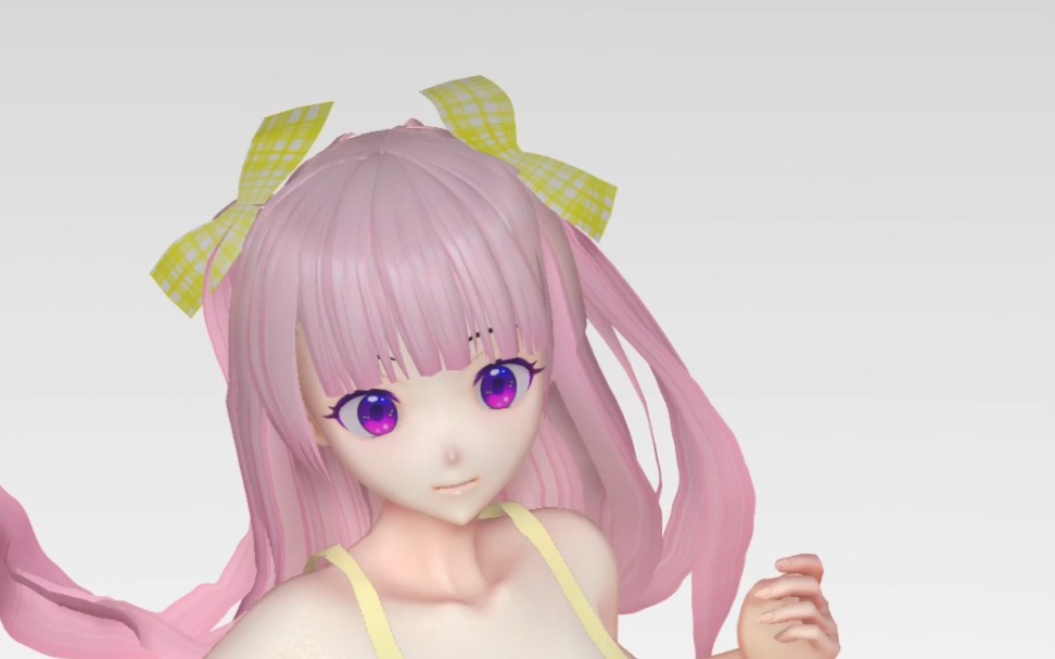 做的这个3d娃娃好粉嫩啊!