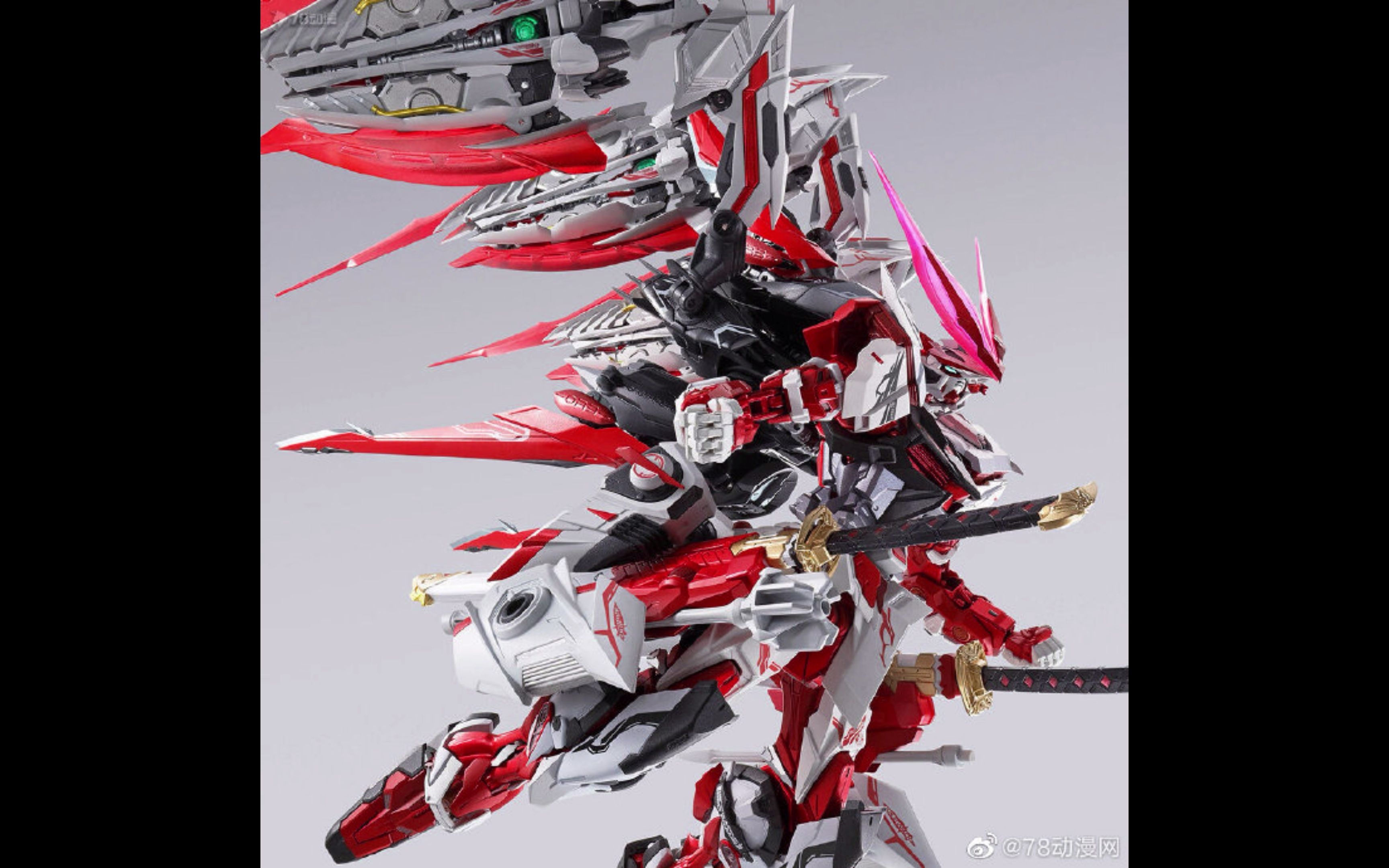 万代 8月发售 魂限 metal build系列 高达seed 异端高达红色机dragon