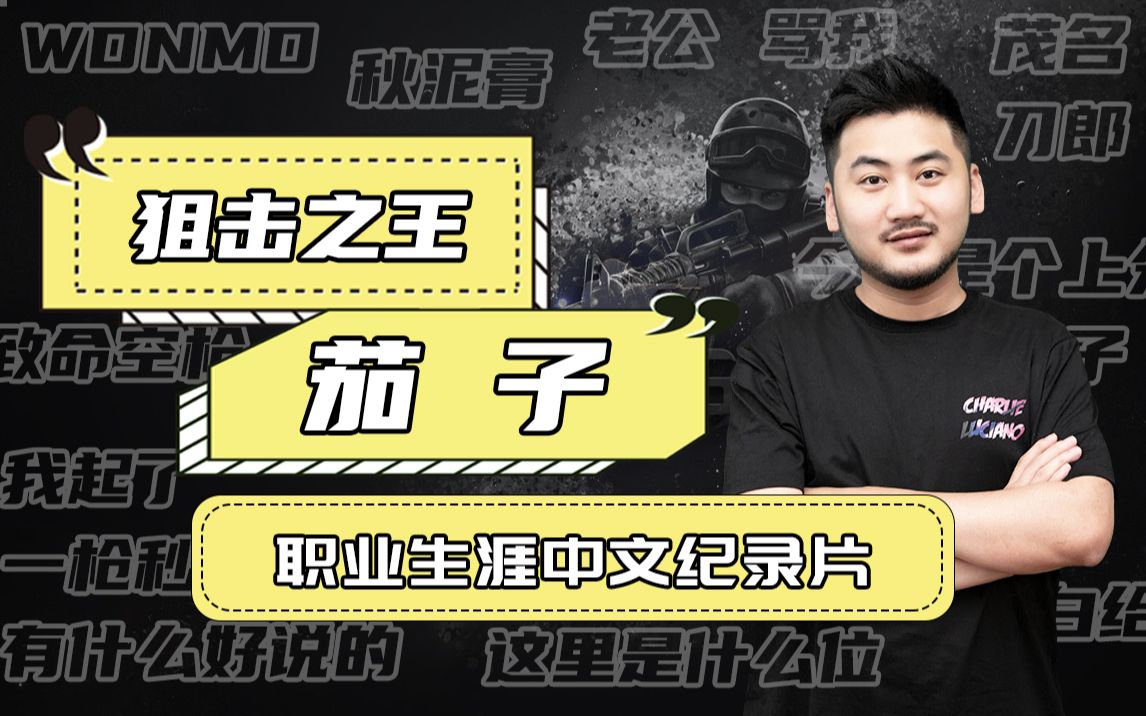 【csgo茄子】首部大型纪录片《中国狙神》十年王者无人识,一朝白给