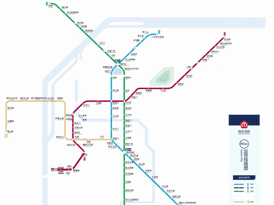 南京s10地铁线路图图片