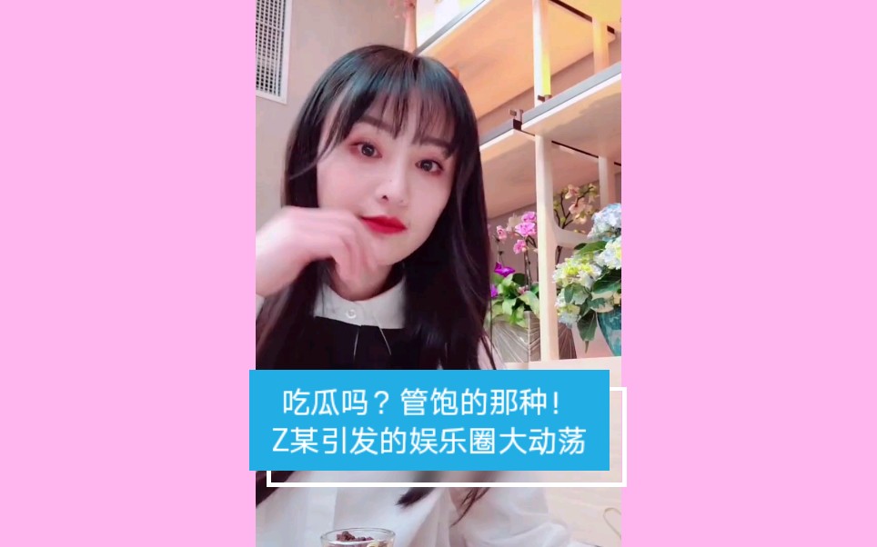 Z姓女性引起的娱乐圈“大动荡”哔哩哔哩bilibili