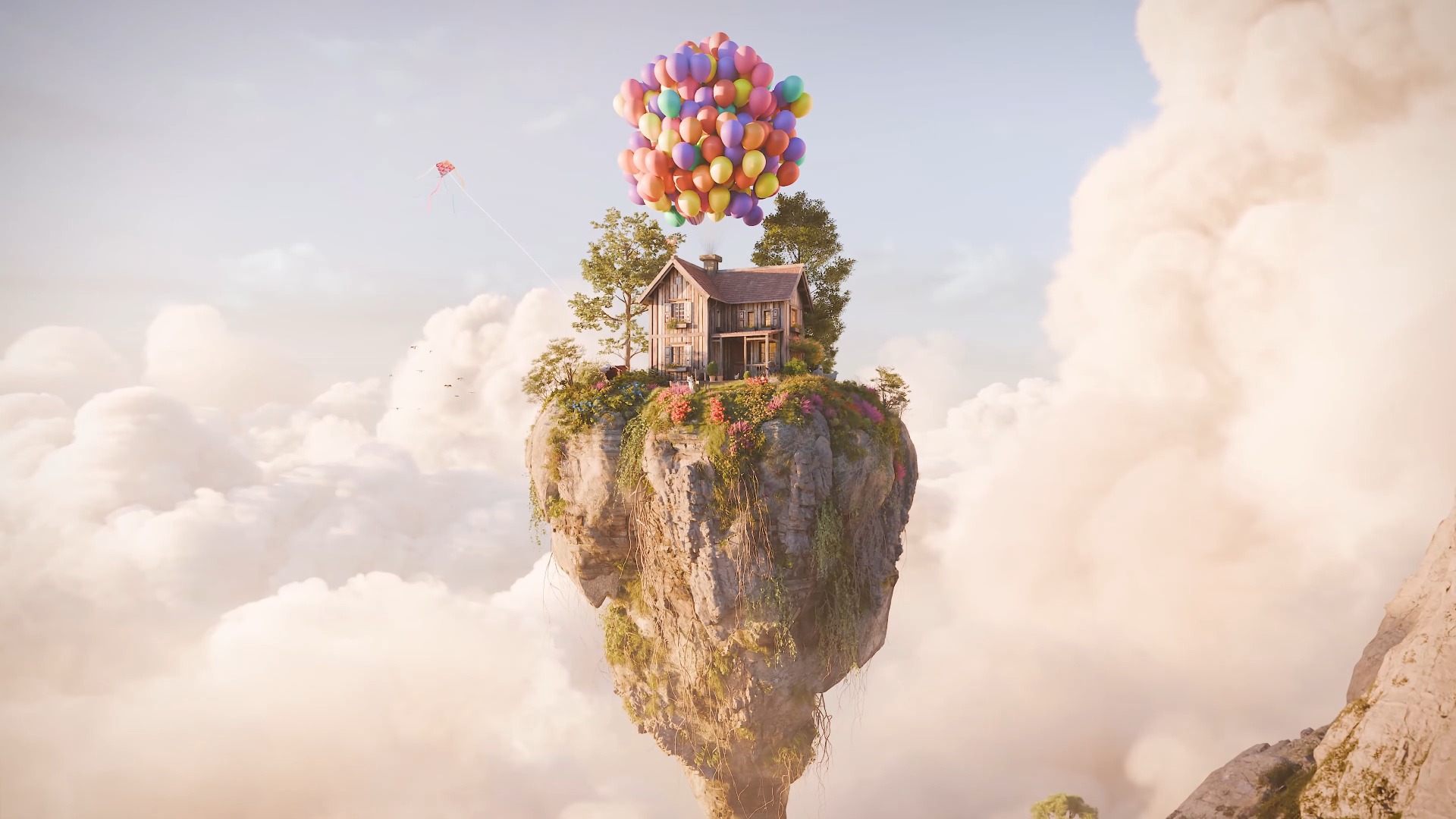 4k 悬浮于空中的岛屿:探索梦幻世界的惊奇之旅