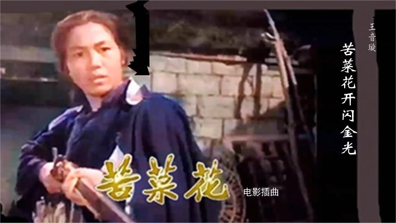 王音璇【苦菜花开闪金光】《苦菜花》电影 插曲