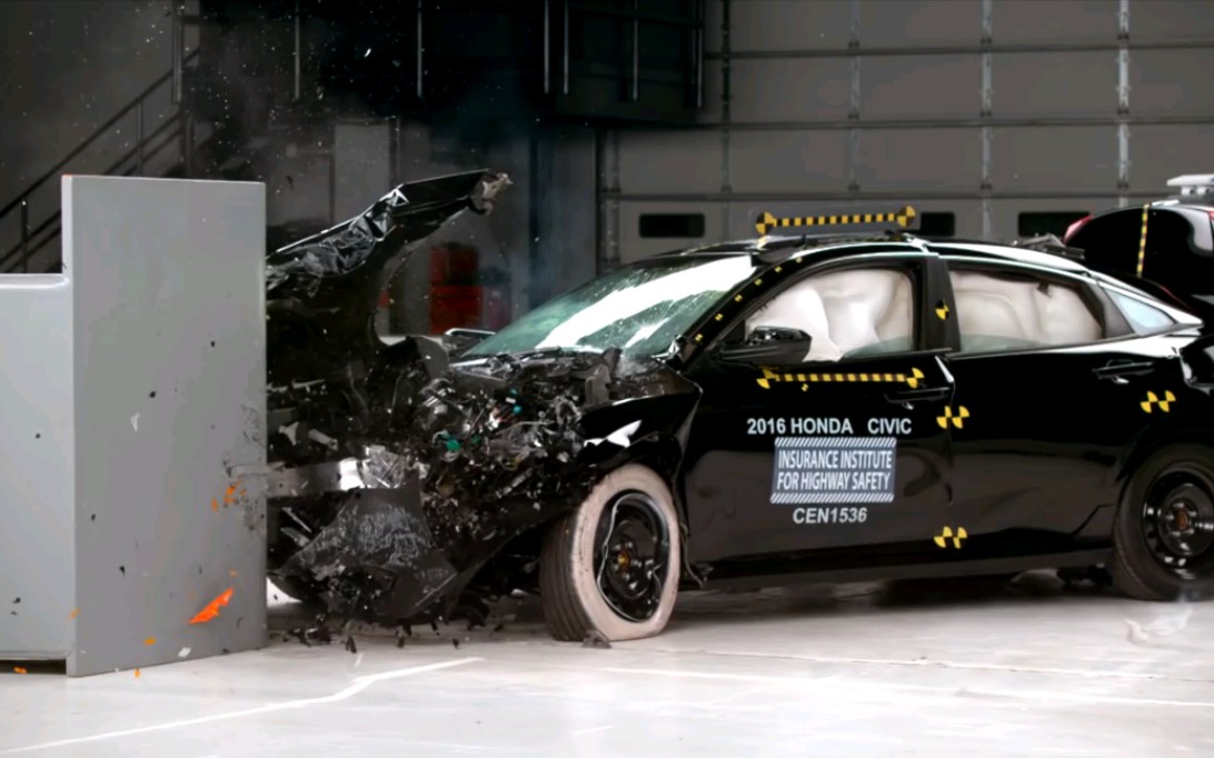 海外本田思域碰撞测试(iihs)