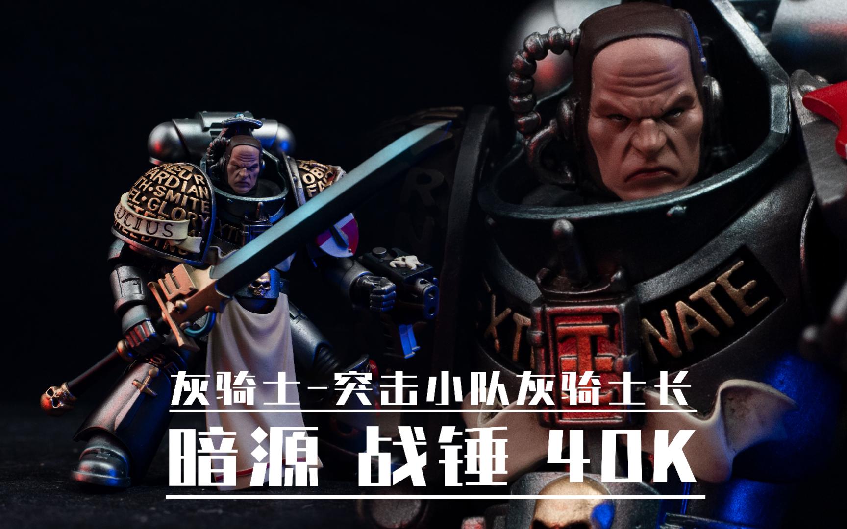 不高兴的灰骑士突击小队灰骑士长-暗源战锤40k【模玩唧】