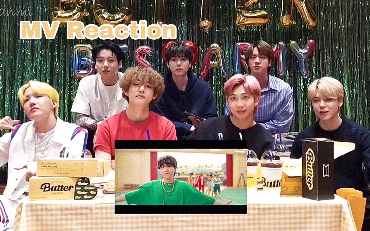 带小窗口中字防弹少年团buttermvreaction