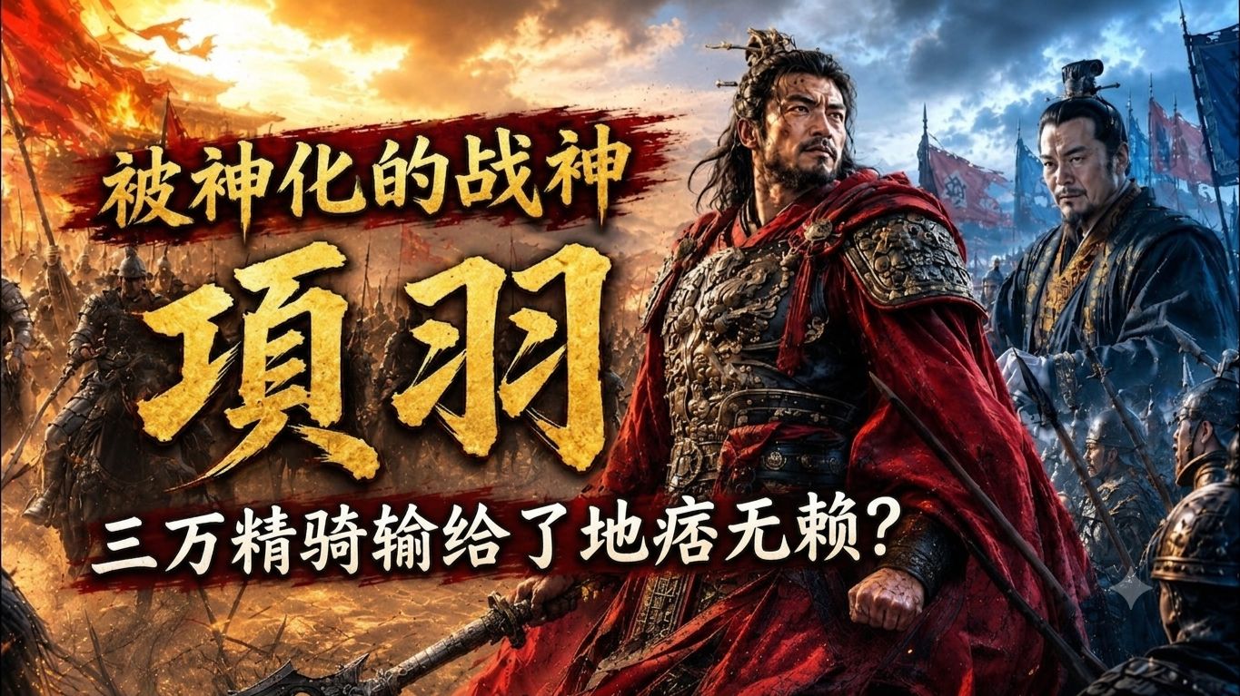 被神话的战神项羽:百战百胜为何成了他的催命符?三万精骑横扫天下,却输给了流氓的地痞无赖?-史大郎官方号-史大郎官方号-哔哩哔哩视频