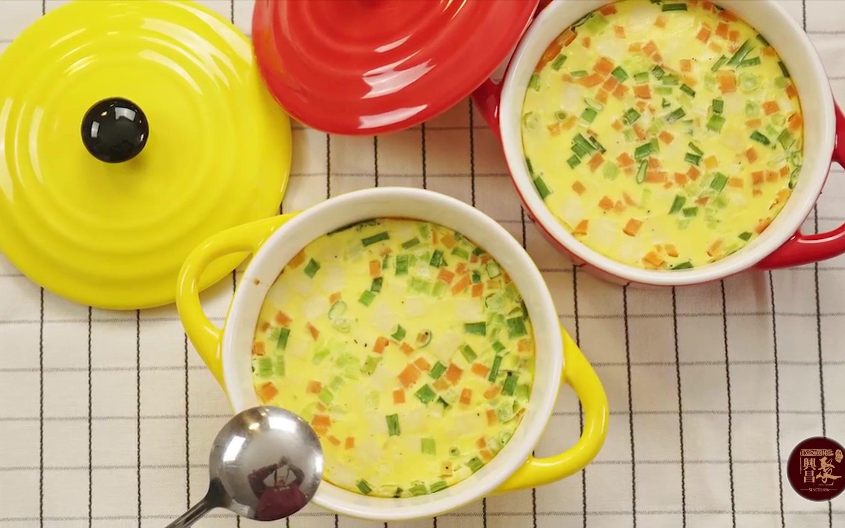给孩子吃的蔬菜鸡蛋羹营养健康