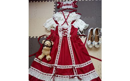 【lolita开箱(伪)】baby 红x白babydoll 山正对比