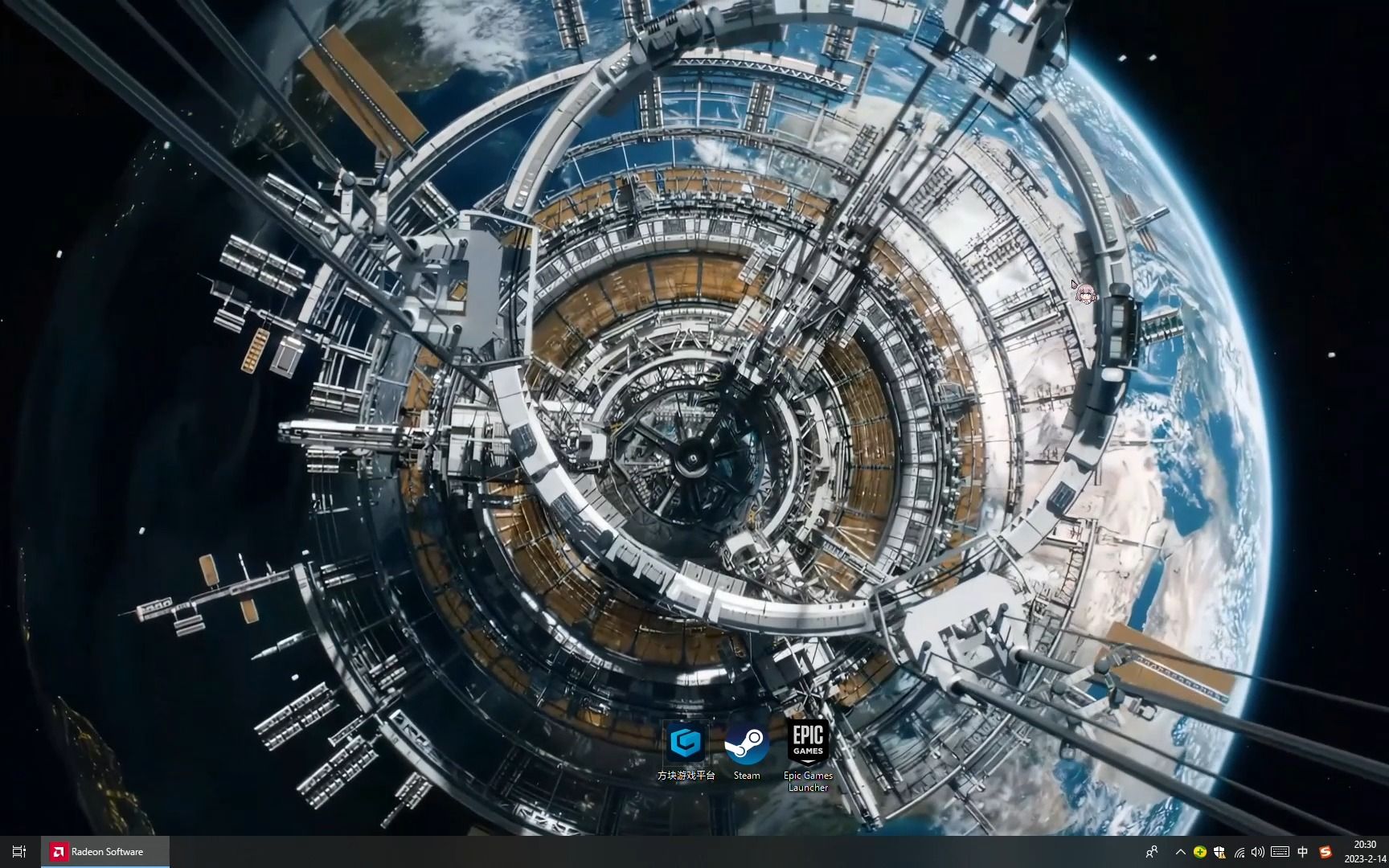 流浪地球2太空电梯壁纸