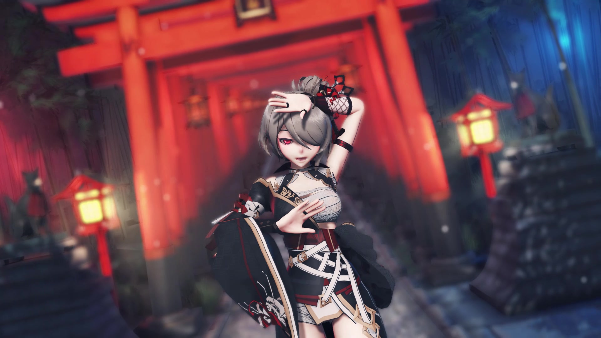 活动  【崩坏三mmd/绯夜花丽塔 后崩芽衣】夜深了,让丽塔和芽衣来服侍