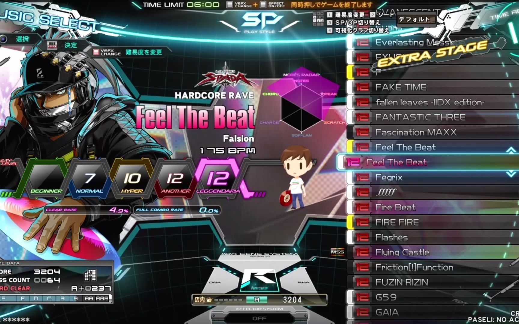 [图]【IIDX】Feel The Beat† feat.洗澡大猫雷 SPL HC